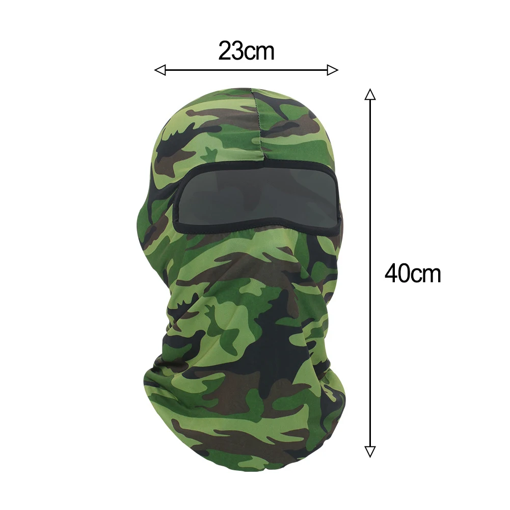 

Polyester Outdoor Balaclava Hood Motorcycle Bandana Cycling Camping Hunting Hat UV Protection Unisex 15 X 9 Inches/40x23cm
