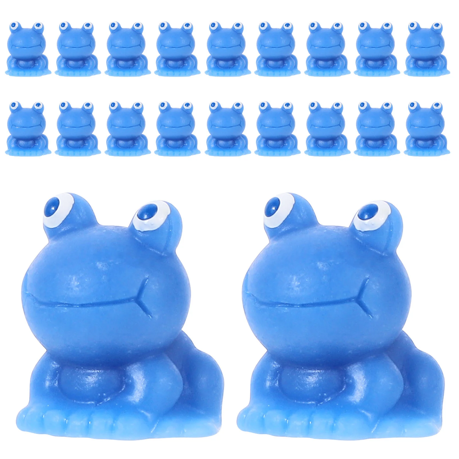 

20Pcs Miniature Frog Figurines Tiny Frog Statues Decorations Micro Landscape Mini Frog Decorations