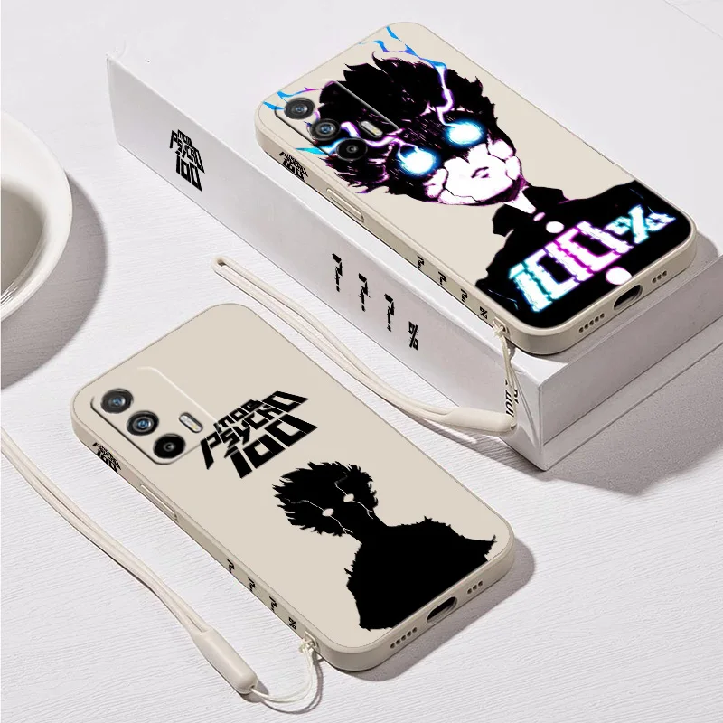 Mob Psycho 100 Anime For OPPO A57 A55 A54 A53 A52 A36 A35 A32 A17 A16 A15 A12 A9 A5 2020 Liquid Left Rope Phone Case