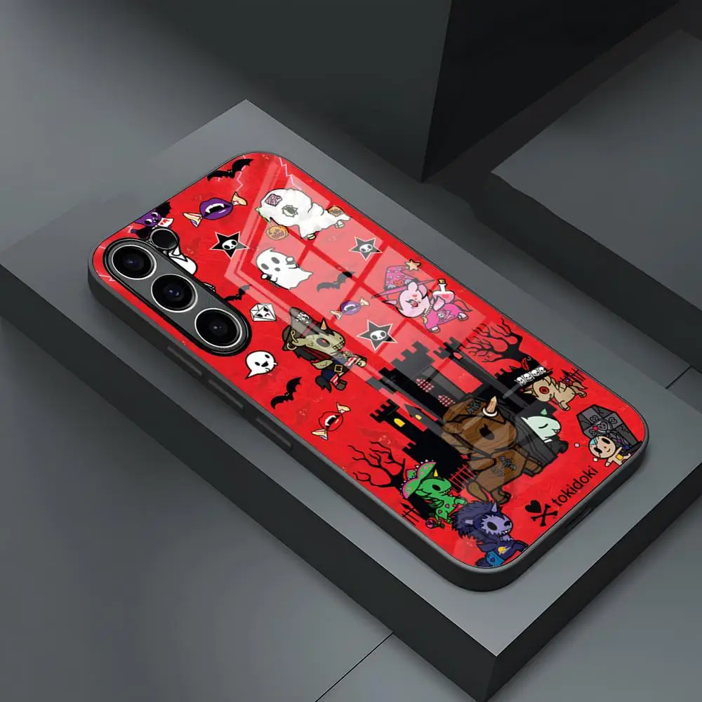 Японский чехол для телефона Tokidokis S24 Ultra Samsung S23 S22 S20 Fe S21 Plus Galaxy A54 A34 A24 A53 M54 Note 20