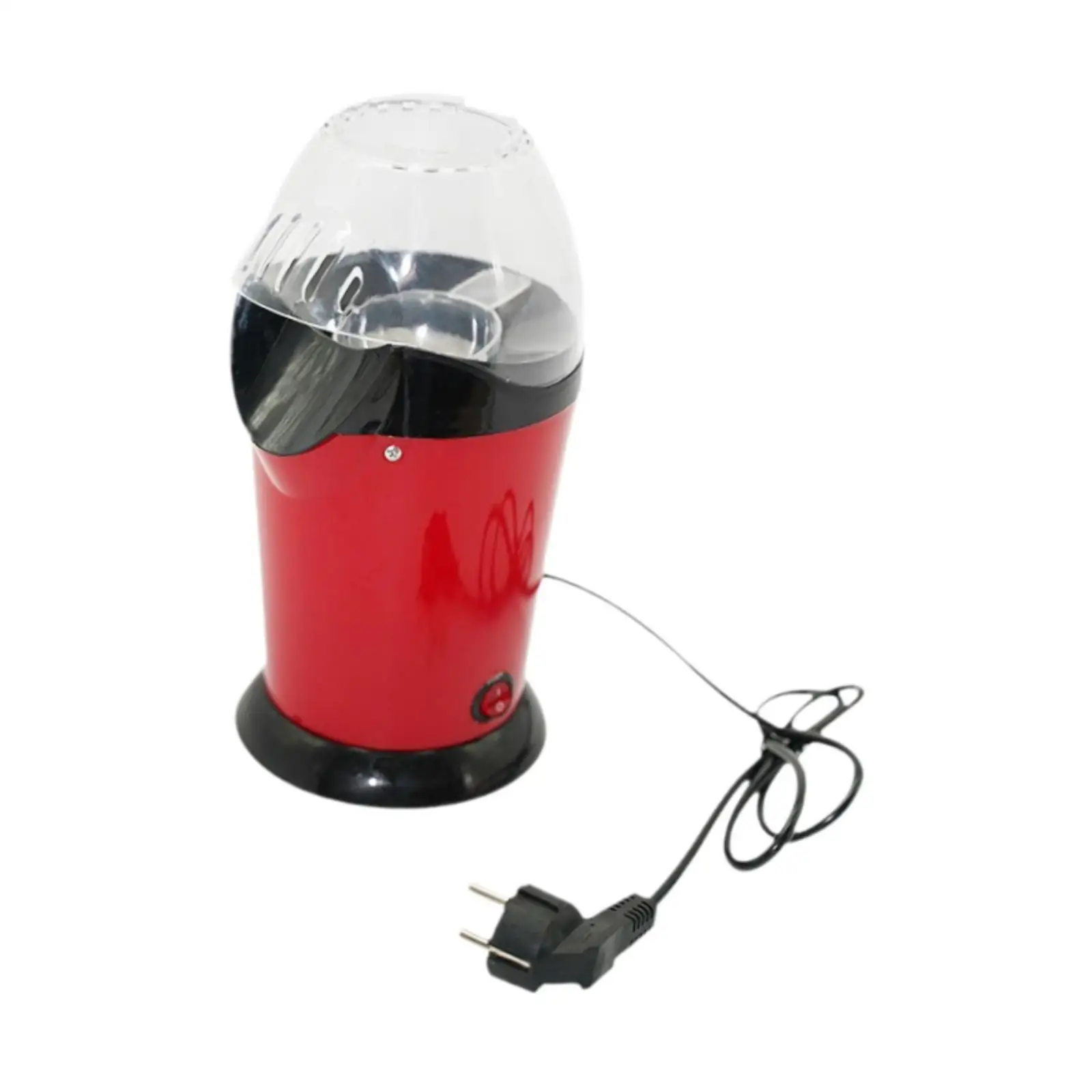 Hot Air Popcorn Maker Easy to Clean Quick Heat with Ventilation Holes Compact 1100W Non Sticky Pot Popcorn Popper for Home Party