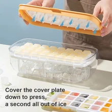 2022 Silicone Ice Mold And Storage box 2 In 1 Ice Cube Tray Making Mould Box Maker Bar Kitchen Accessories Utensils Home Gadgets