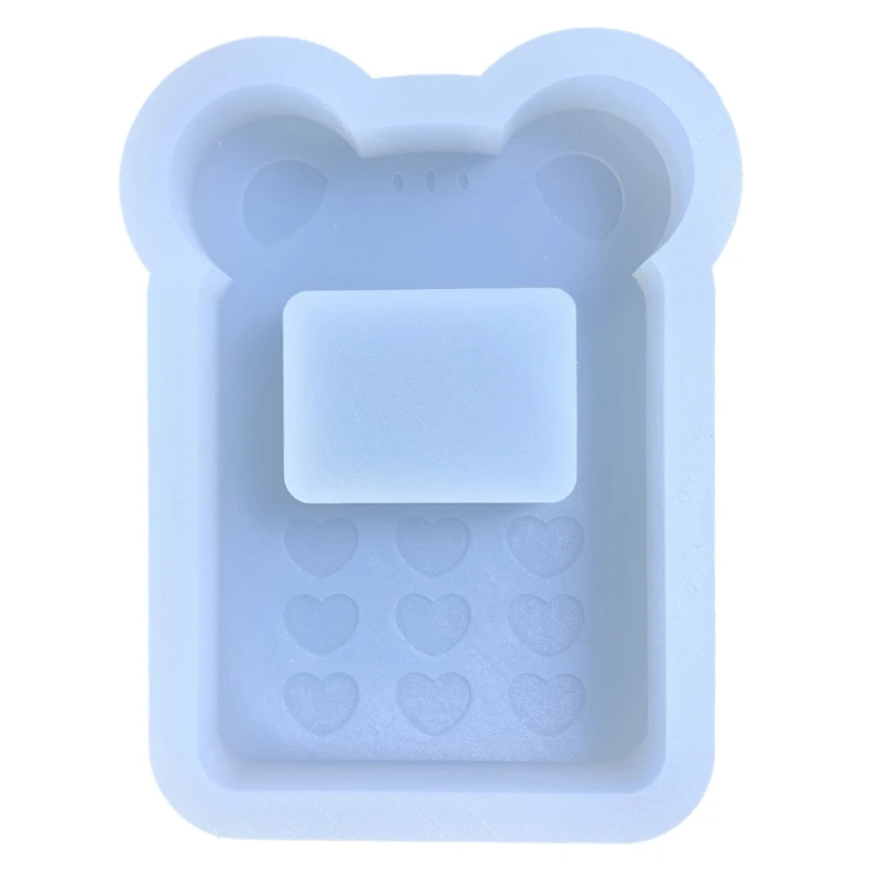 

Little Bear Phone Quicksand Silicone Mold Keyring Pendant Handmade Ornament Mold Dropshipping