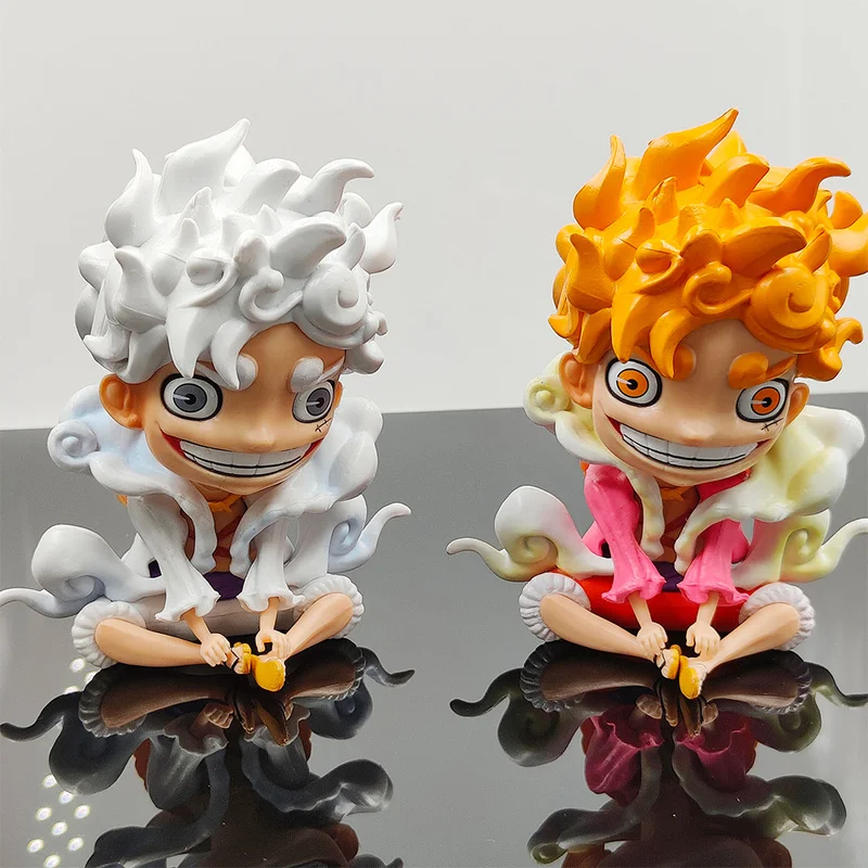 

Аниме One Piece Q Version GK Luffy Gear 5 фигурка бога солнца Nikka 12 см из ПВХ экшн-модели игрушки для мальчиков мультяшный подарок