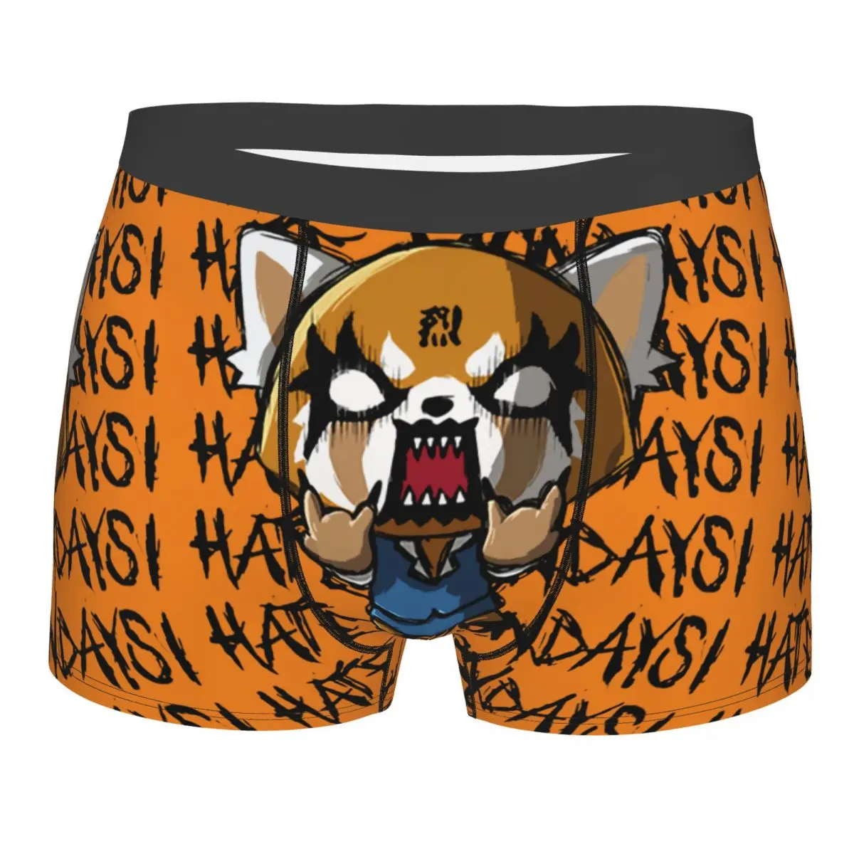 

Man Aggretsuko Aggressive Retsuko I Hate Monday Underwear Hot Boxer Briefs Shorts Panties Homme Breathable Underpants