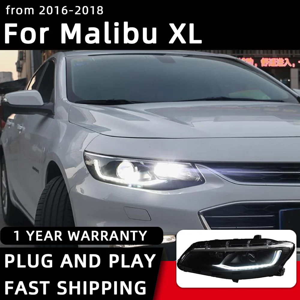

Car Styling Head Lamp for Malibu XL LED Headlight 2016-2018 Chevrolet Malibu Headlights DRL Signal Projector Lens Automotive