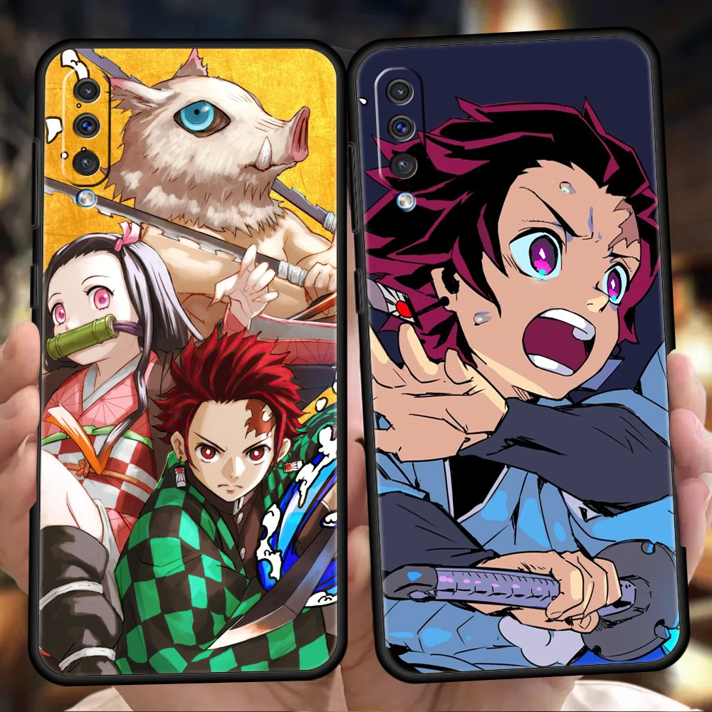 

Demon Slayer Kimetsu No Yaiba Phone Case for Samsung Galaxy A12 A22 A52 A70 A50 A42 A10 A20 A30 A40 A02 A03 A04 5G Cover Shell