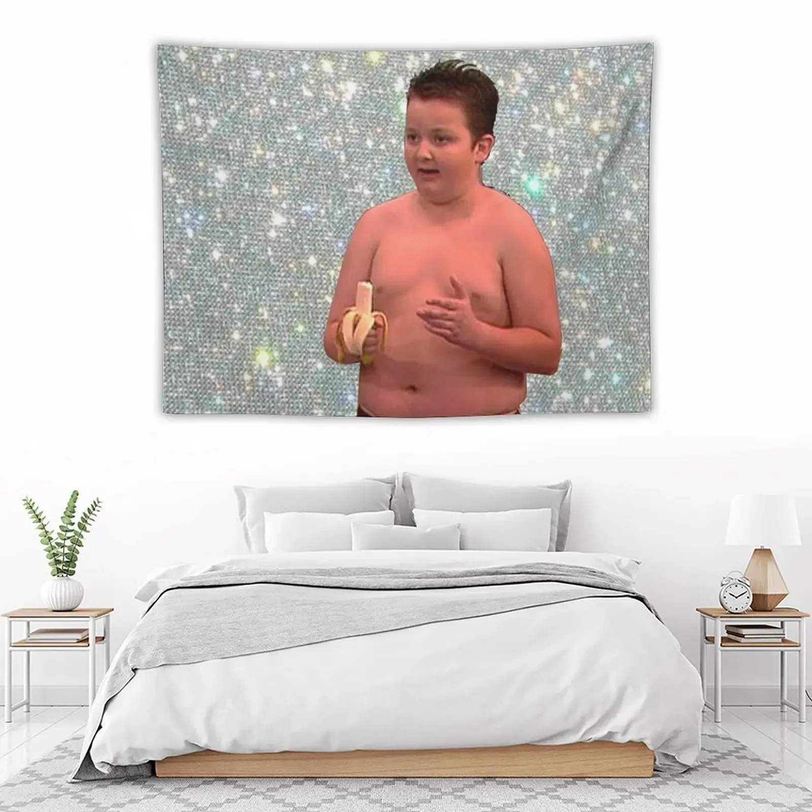 Блестящий гобелен gibby украшение в эстетике настенные подвески