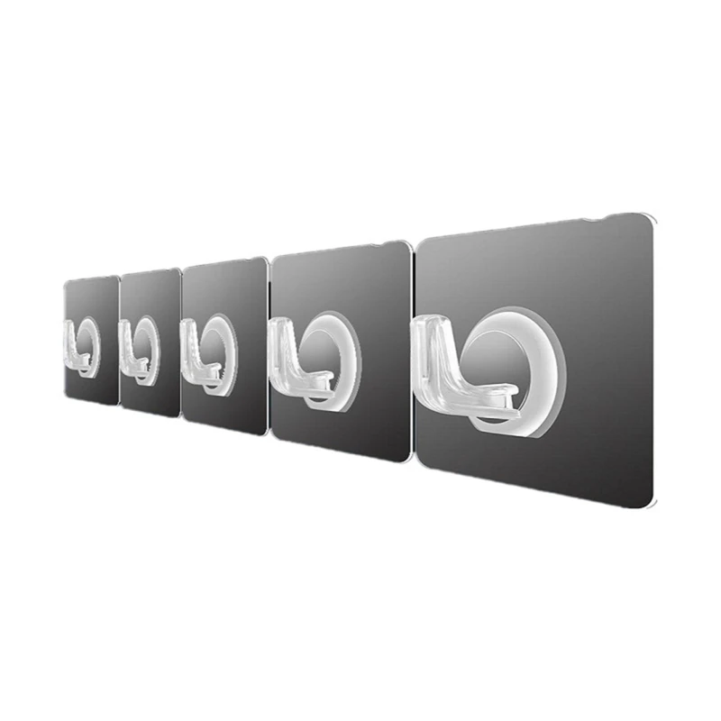 

Прозрачные настенные крючки, вешалки, самоклеящиеся настенные вешалки для дверей, крючки на присоске, стойка для большой нагрузки, аксессуа...