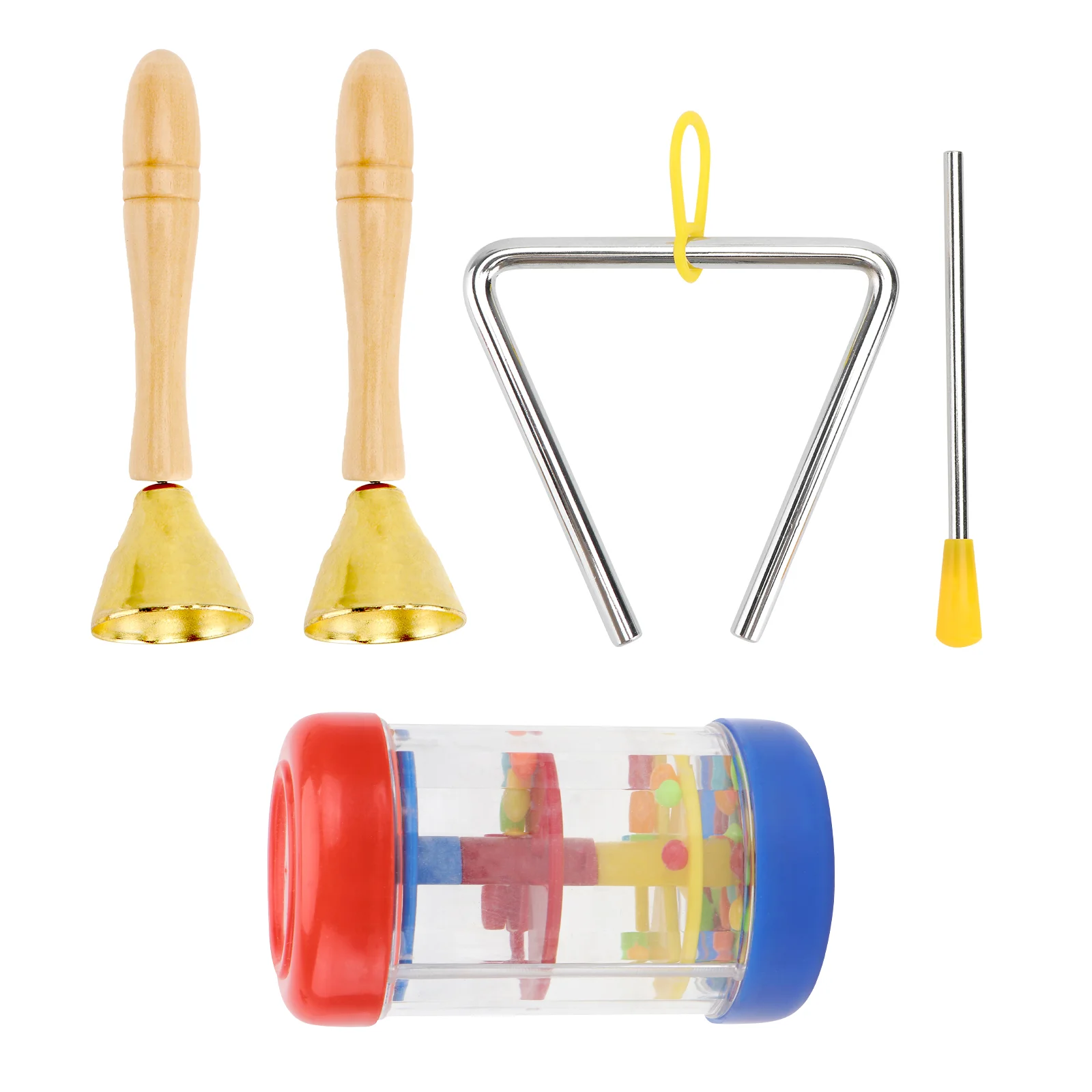 

Детские игрушки для мальчиков, набор музыкальных принадлежностей, музыкальная игрушка, треугольный детский ручной колокольчик, слуховой инструмент, Просвещение