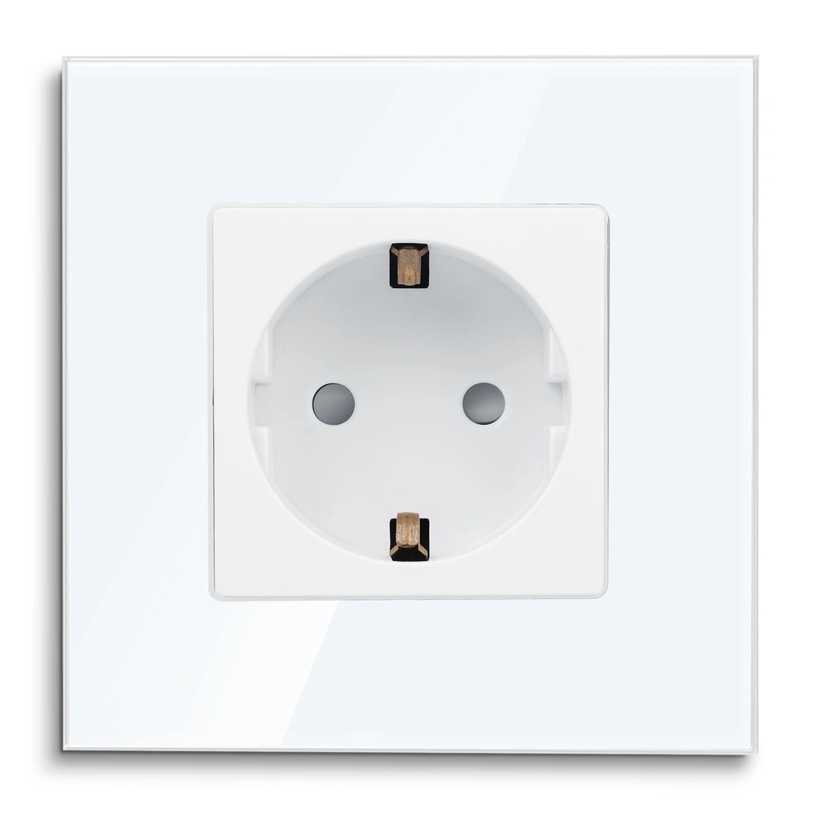 

Розетка сенсорная с двойной розеткой, USB, тройная, квадратная