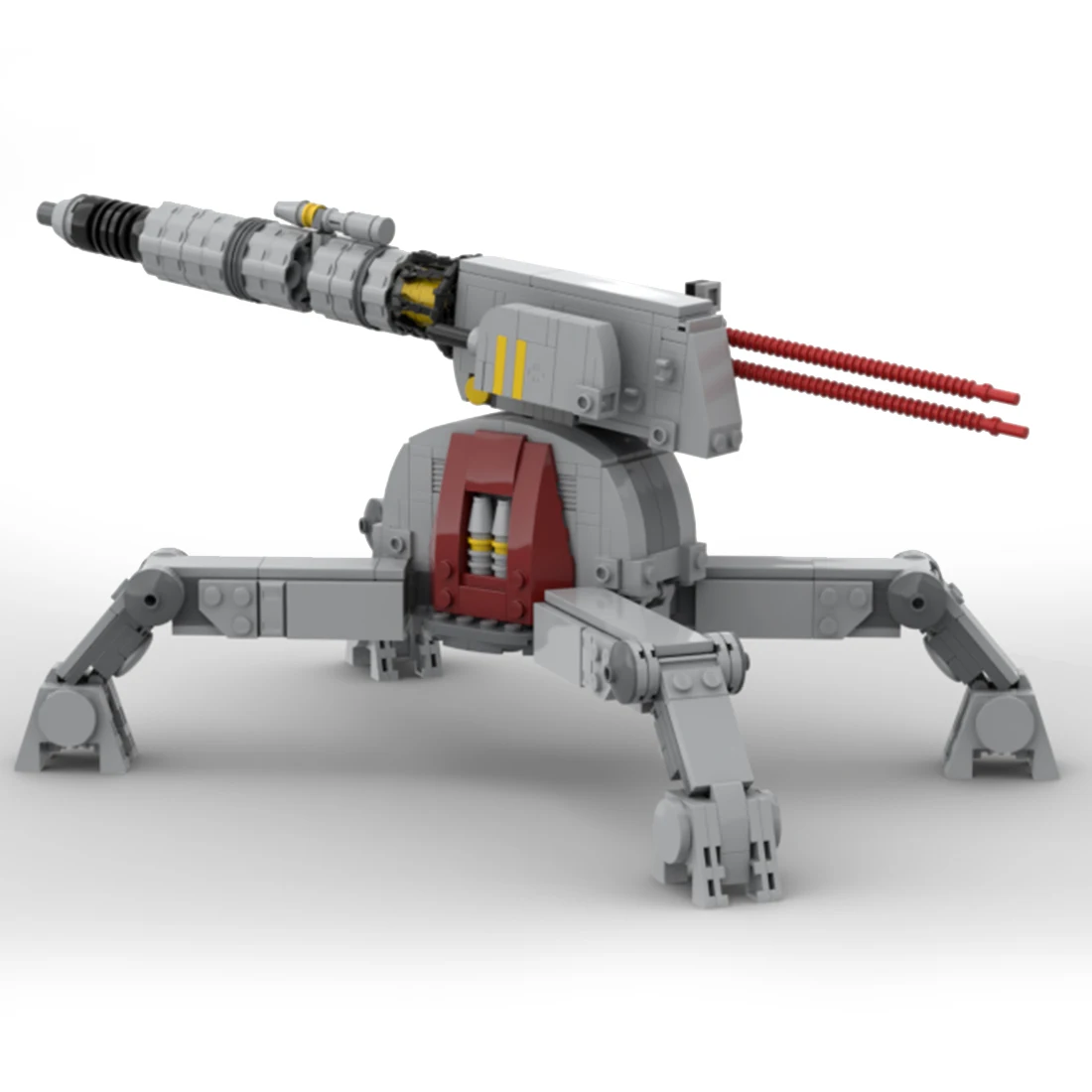 

Авторизованный MOC-127125 научная фантастика клон Tank Cannon DIY строительные блоки набор блоков, игрушки (463 шт.)