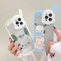pachacco hello kitty shots phone cases for iphone 13 12 11 pro max xr xs max x back cover
