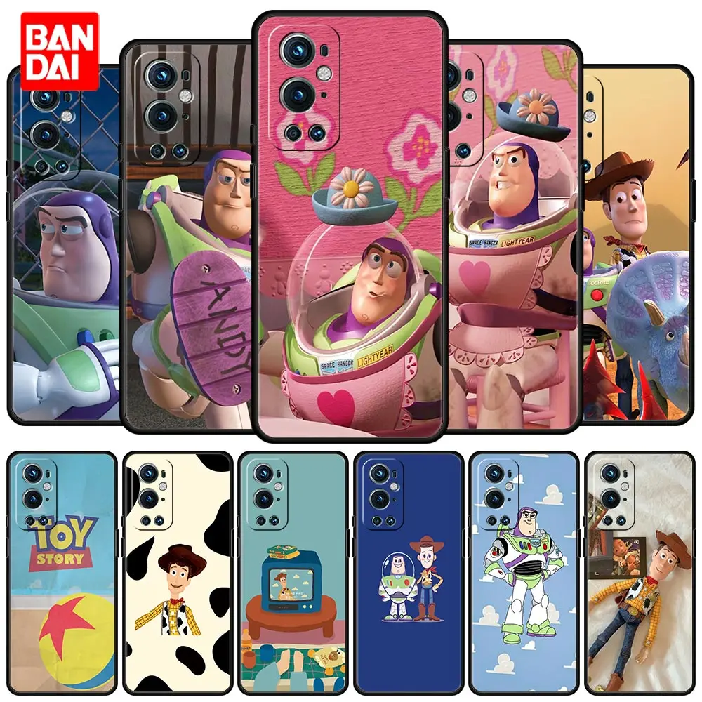 

Cover Case for Case for Oneplus 9 10 Pro 8 8T 9R Nord 2 N100 N10 CE N200 5G Full Japan Style Coque Cell Disney Toy Story Aliens
