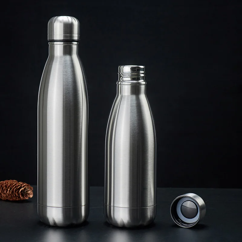 S 17oz 26oz 35oz Sports Thermos Insulated Bottles Keep Cold 