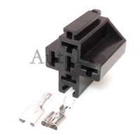 1 set 5 hole car modification sockets 6 3 series unsealed connectors parts auto large current relay cable socket
