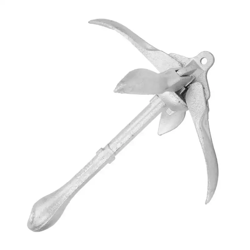 5.5LB Folding Anchors Foldable Anchor Boating Accessories for Dinghies for Kayaks enlarge