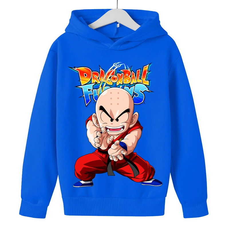 

2022 New Autumn and Winter Dragon- BallZ Children's Goku Sweater Boy Baby New Children's Clothing Children's Hoodie 2-14T