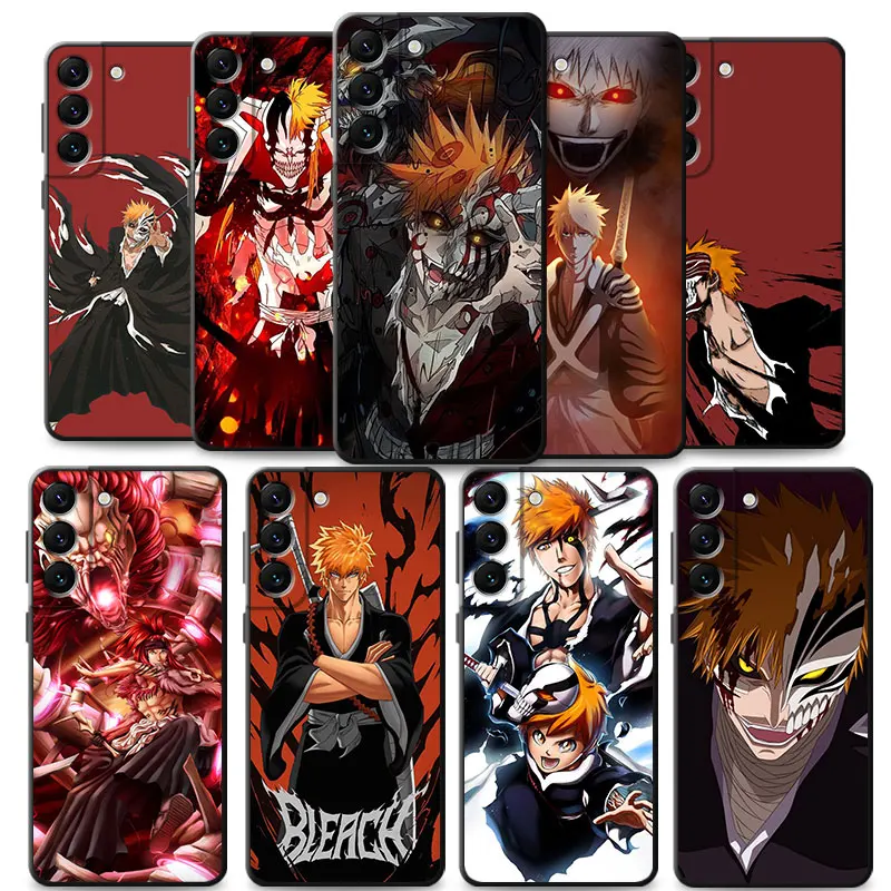 Защитный чехол для телефона с аниме отбеливателем Kurosaki Lchigo для Samsung Galaxy S21 S20 Plus S10 S8 S7 S9 S10e Ultra FE Edge, чехлы