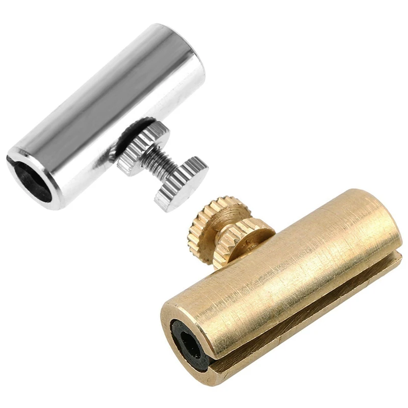 

2 шт. Профессиональный Металлический Устранитель тона волка, устранение бесшумного подавителя струн для виолончели-серебро и медь