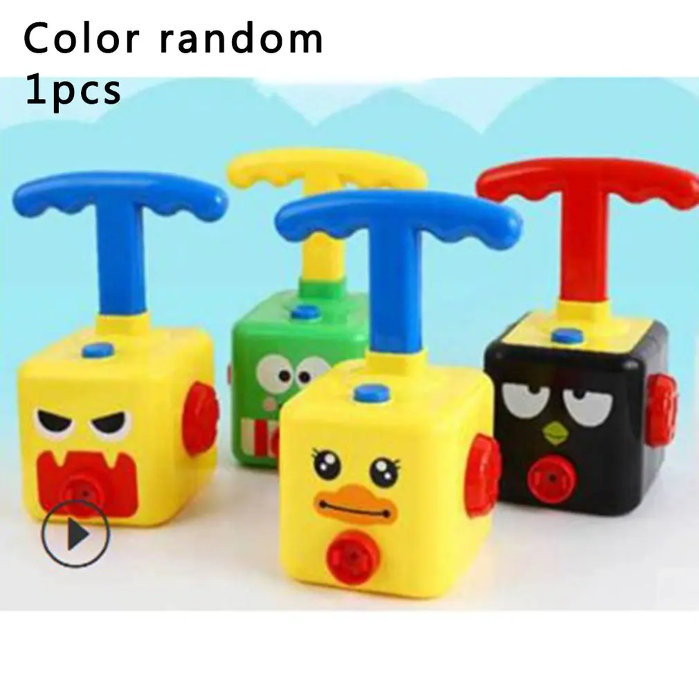 

Aerodynamics Balloon Car Plastic Cute Funny Press Power Car Kindergarten Safe Toys For Children Kid Creative Gift