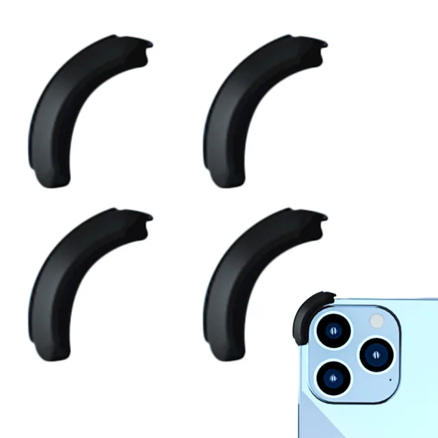 

4 Pcs For IPhone 13 Pro Max Phone Coner Protector Edge Frame Corner Guard Protective Silicone Shockproof Phone Case Anti-drop