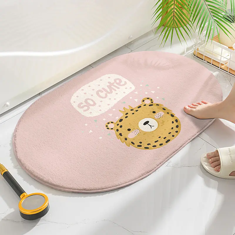 

Carpet Mat Skin Bathroom cute Super Absorbent Rug cute Bath Floor Kitchen mat carpet alfombra Mat carpet Quick Dry wash room mat