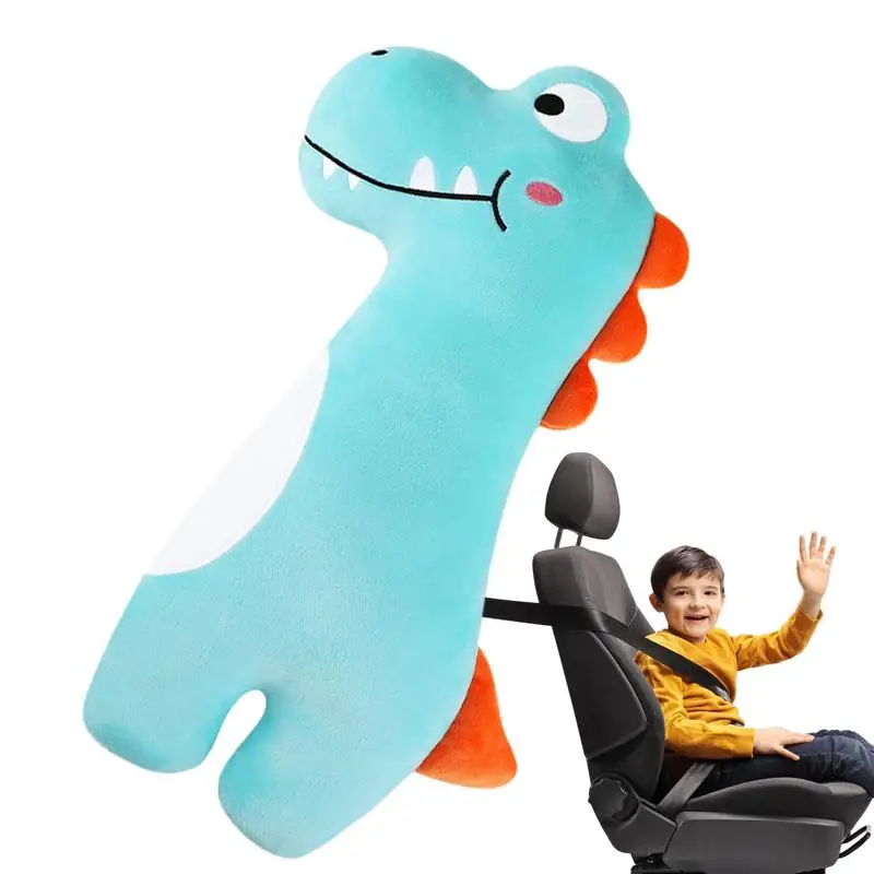 

Детская подушка для сиденья, универсальный чехол для ремня безопасности, детская версия, поддерживает шею и голову для автомобильного сиденья, самолета, автобуса