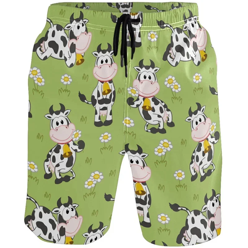 

Шорты в стиле Харадзюку, милые короткие штаны с рисунком животных, собак, кошек, 3D принт, быстросохнущие плавки, праздничные шорты с карманами на шнуровке, y2k