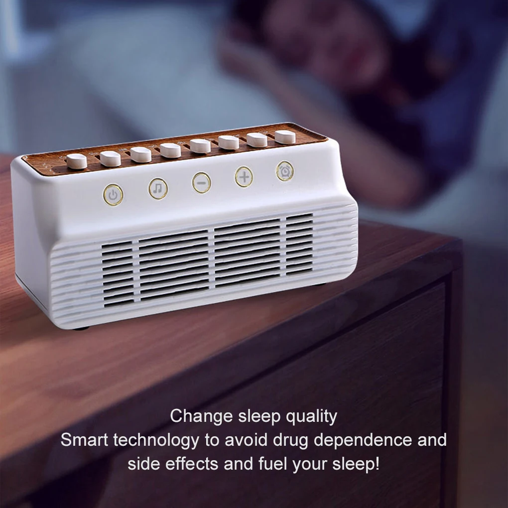 Фото 8 натуральных звуков, детский белый шум, машина для сна, беспроводной Bluetooth-совместимый динамик, портативная музыкальная шкатулка, инструмент для сна в спальне №3