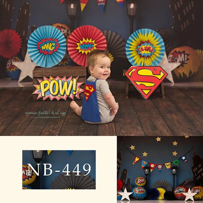 

Party Backdrops Children's Birthday Decoration Wedding Marvel Super Hero Spiderman Custom Background Decorations Wall Photozone