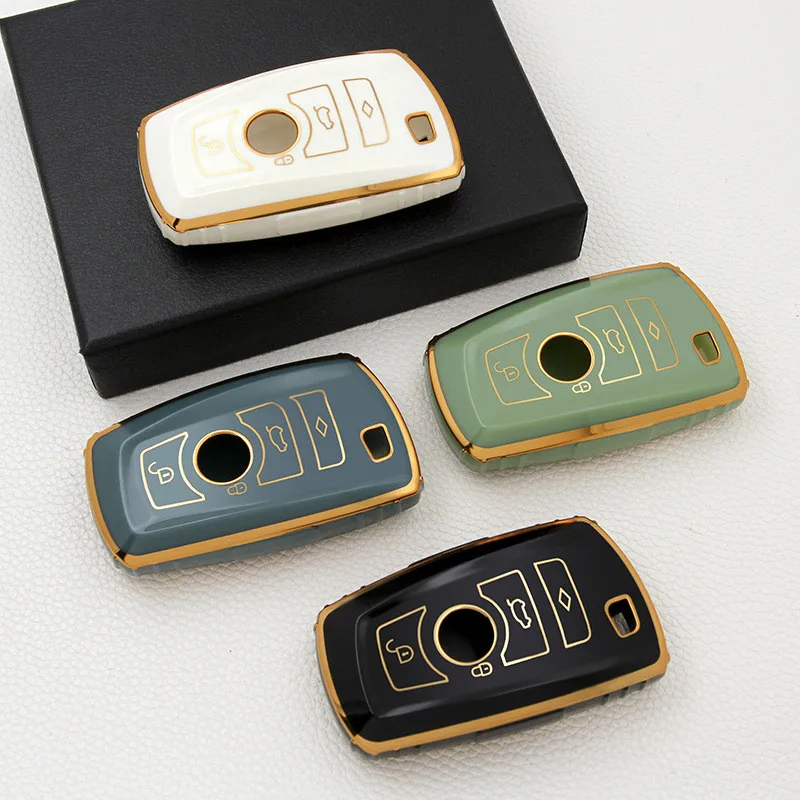 

New TPU Car Remote Key Case Cover Shell For BMW 1 3 5 7 Series X1 X3 X4 X5 F10 F15 F16 F20 F30 F18 F25 M3 M4 E34 Accessories