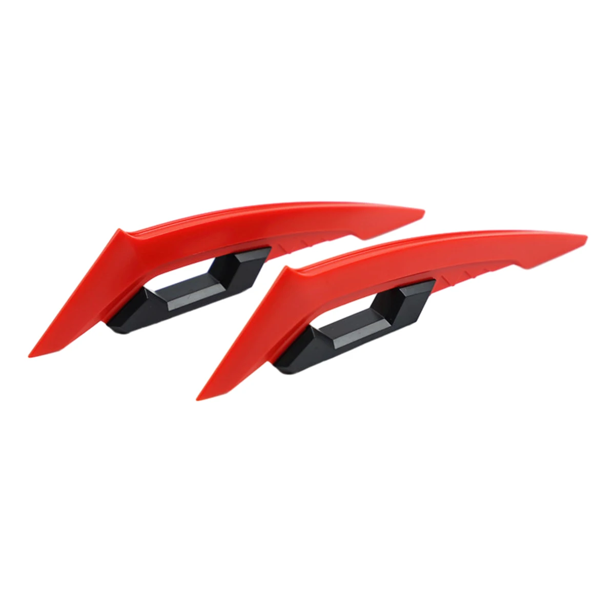 

2 шт. автомобильный спойлер ветровой нож боковое крыло универсальный автомобильный бампер полумесяц ветровой нож вентиляционное отверстие декоративные наклейки на крыло модификация