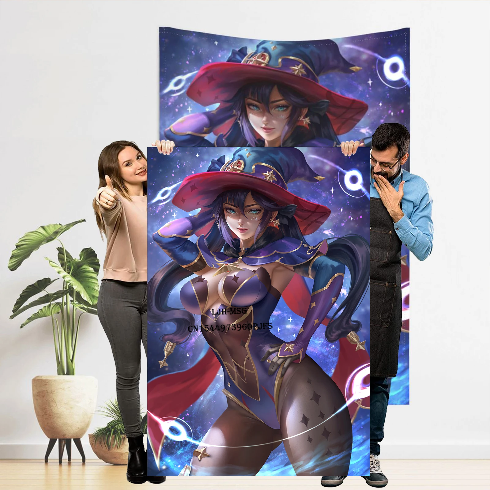 

Genshin Tapestry Anime Sexy Poster Tapestries Huge Breats Belle Wall Hanging Adult Tapestries Hentai H Doujinshi Merch Stuff