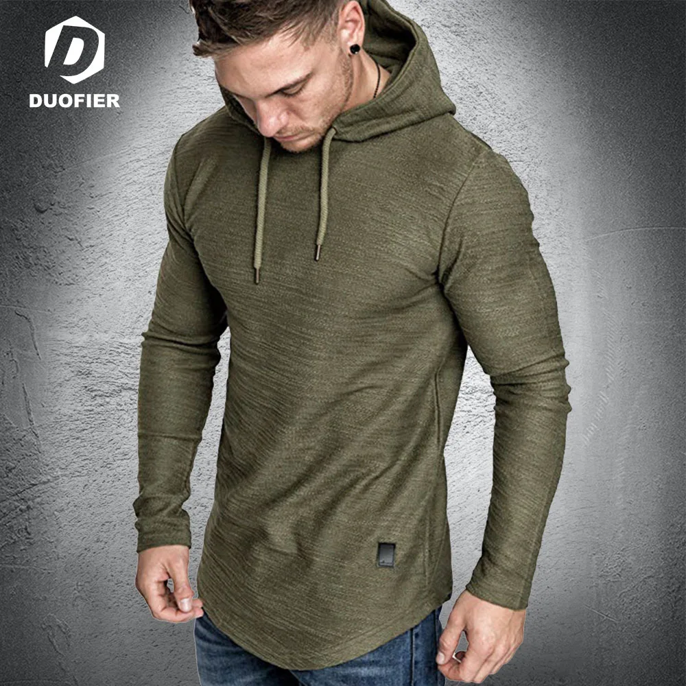 

Fashion Hoodies Men Solid Color Hooded Slim Sweatshirt Spring Men's Hoodie Hip Hop Casual Tops Sportswear Tracksuit Large Size