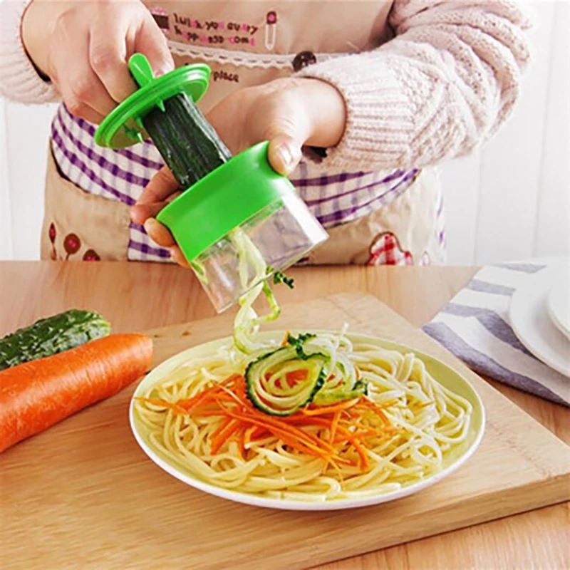 

Spiral Creative Kitchen Multifunctional Slicer Rotary Carrot Cucumber Peeling and Slicing Machine Vegetable Cutter