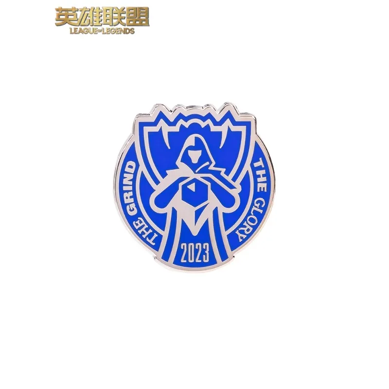 

Original Genuine League of Legends LOL 2023 Global Finals Badge Action Model Games Periphery Commemorative Collectible Gifts