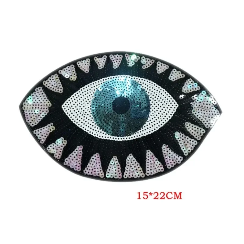 Мультяшные блестящие нашивки Devil's Eye на одежду значок Love футболка наклейки