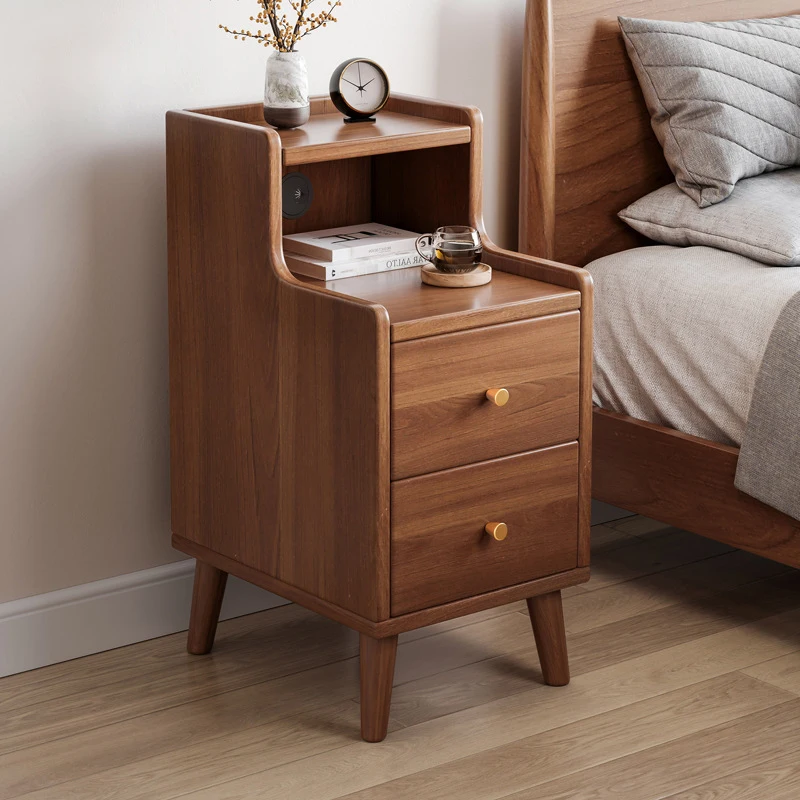 

Dresser Coffee Bedside Tables Storage Mobile Auxiliary Living Room Bedside Tables File Narrow Mesa De Noche Furniture for Rooms