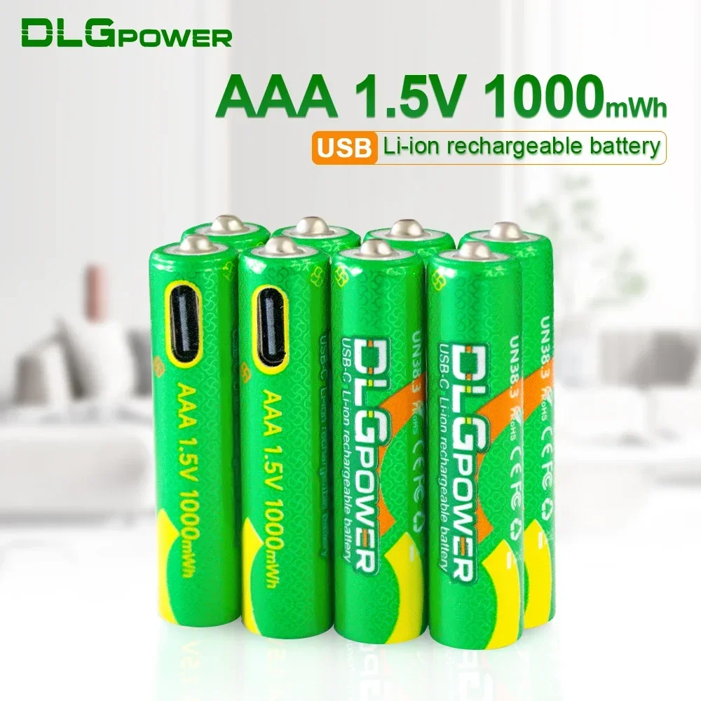 Литий-ионный аккумулятор DLGpower USB AAA 1 5 в МВт/ч
