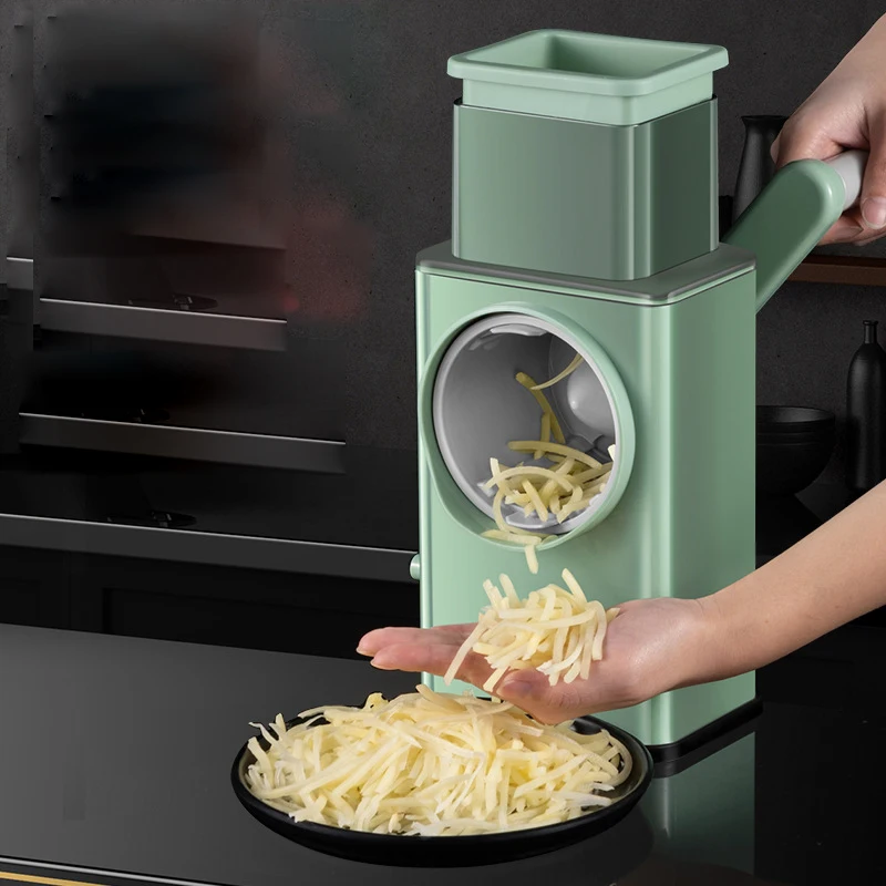 

Multifunctional Convenient Drum Vegetable Cutter Kitchen Household Circular Vegetable Cutter Rotary Grater Slicer Kitchen Tool