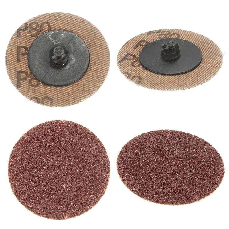 Фото Набор абразивных инструментов DMH-50pcs: шлифовальные диски Roll Lock 2 дюйма (50 мм) с креплением Roloc, зернистость 80 №5