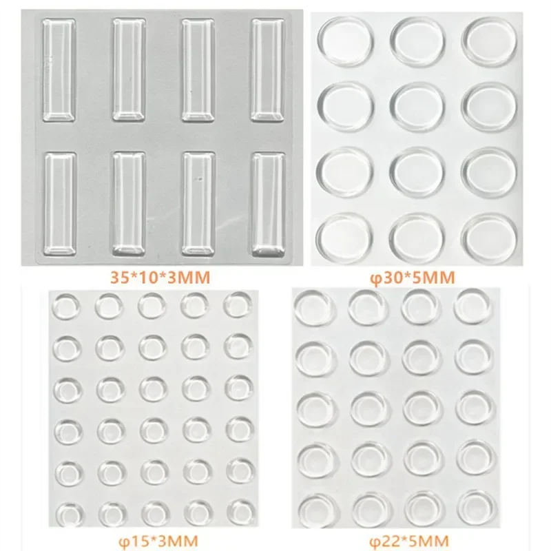 Самоклеящиеся силиконовые бамперы для дверей шкафа