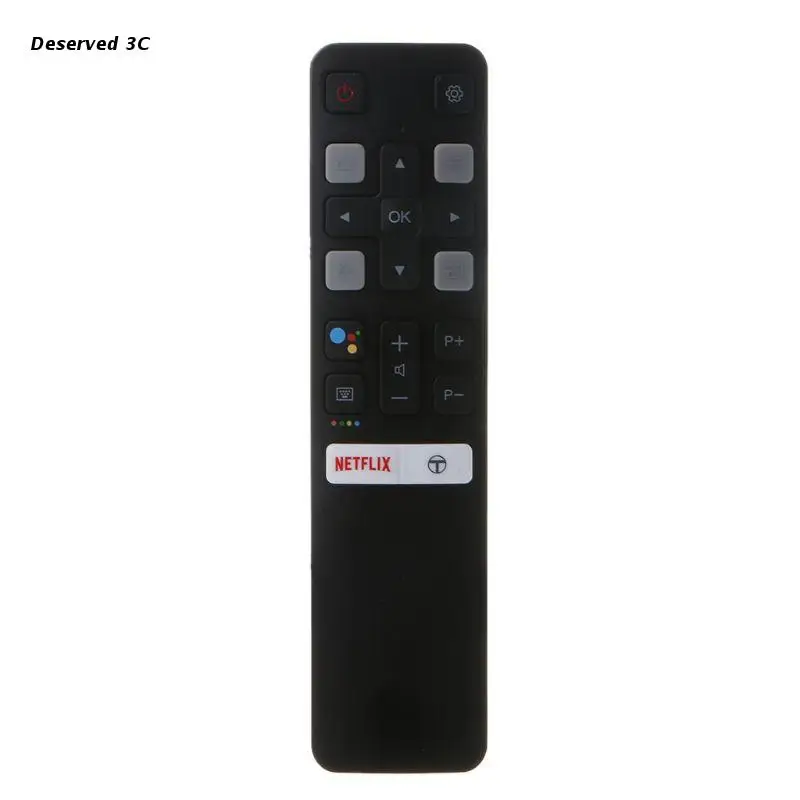 R9CB Television Voice Remote Control Replacement Service Smart TV Remote Control RC802V Compatible with TCL 65P8S 49S6800FS