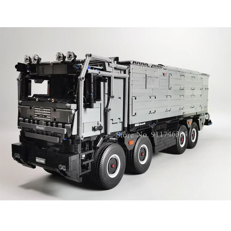 

Technical Remote Control Building Blocks T4009 Man Rv Off-road Luxury Expedition Camper 8x8 Truck Bricks Assembly Toys Boy Gift