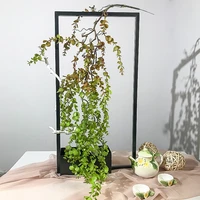 90 110cm fake rattan artificial eucalyptus vine wall hanging plants plastic leaf long monstera ivy for home wedding garden decor