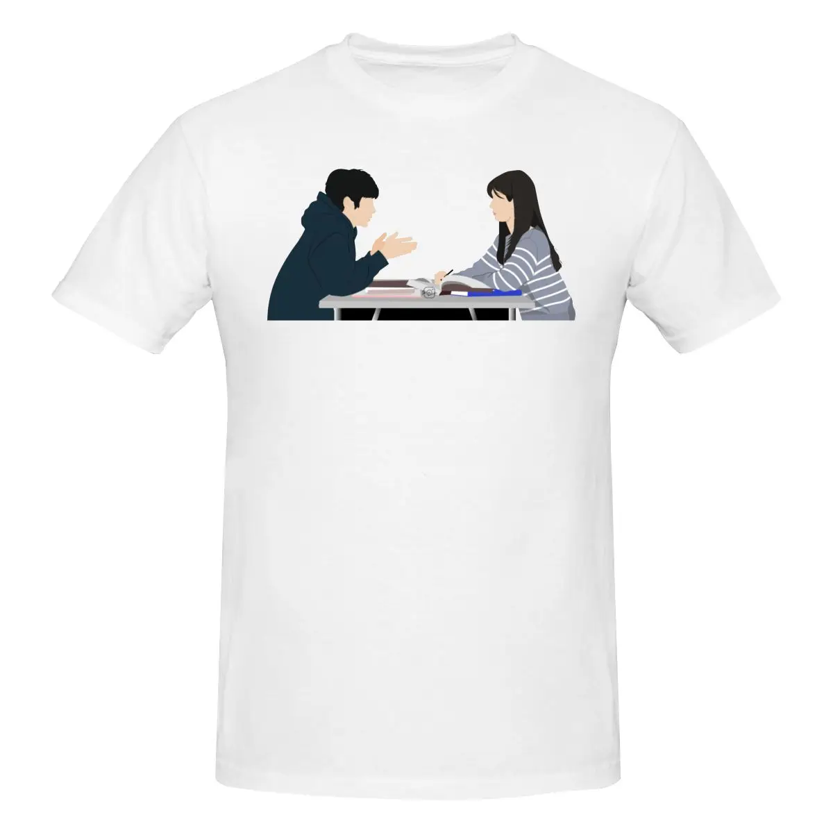 

Again My Life Kdrama T Shirt Cotton Crewneck Custom Short Sleeve Anime Shirt
