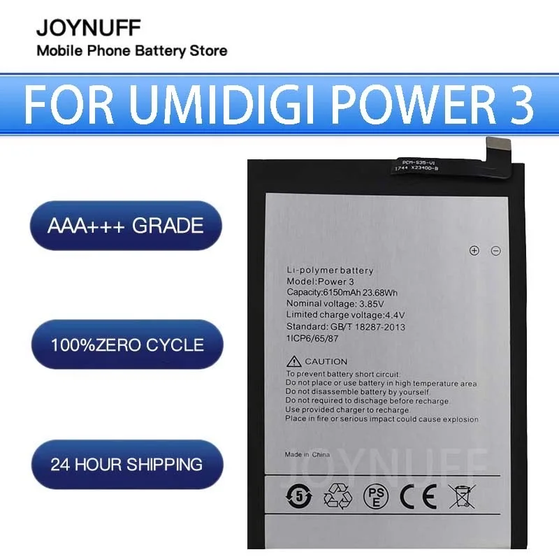 

New Battery High Quality 0 Cycles Compatible POWER 3 For UMI UMIDIGI POWER3 Replacement Lithium Sufficient Batteries mobilephone