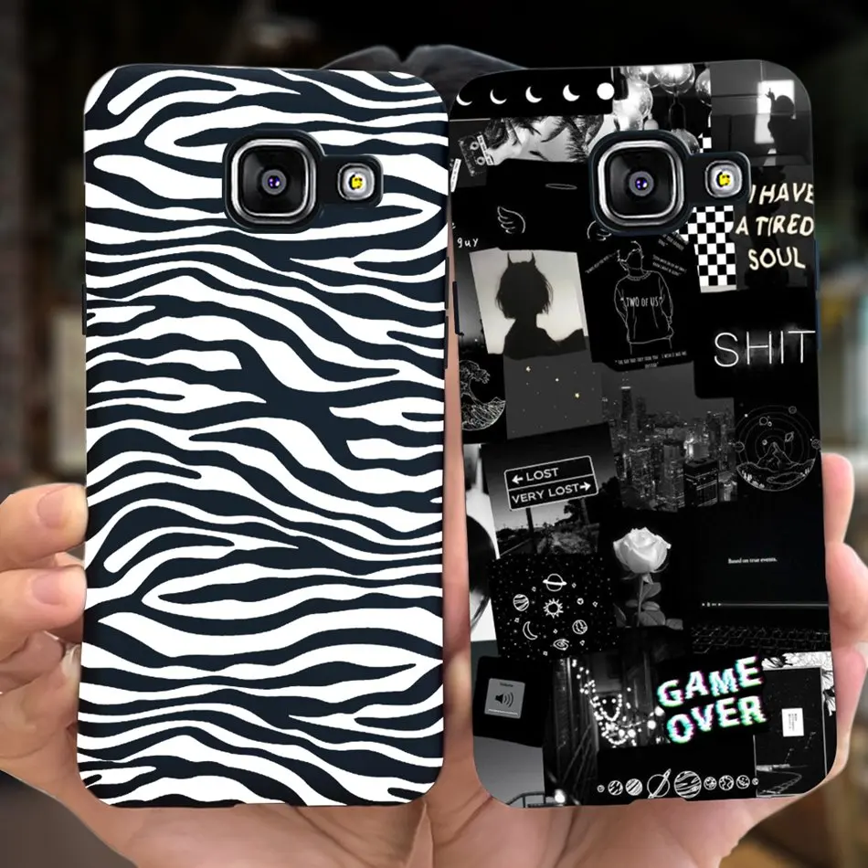 Симпатичный чехол с рисунком для Samsung Galaxy A5 2016 мягкие силиконовые чехлы