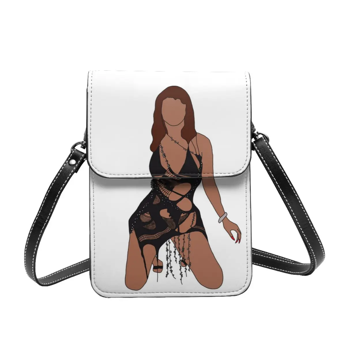 

Крутая сумка на плечо Doja с изображением кошки, черная сексуальная фигурка певицы, музыкальное искусство, женская сумка, подарок, забавные ко...